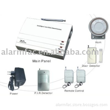 Economical wireless home alarm system